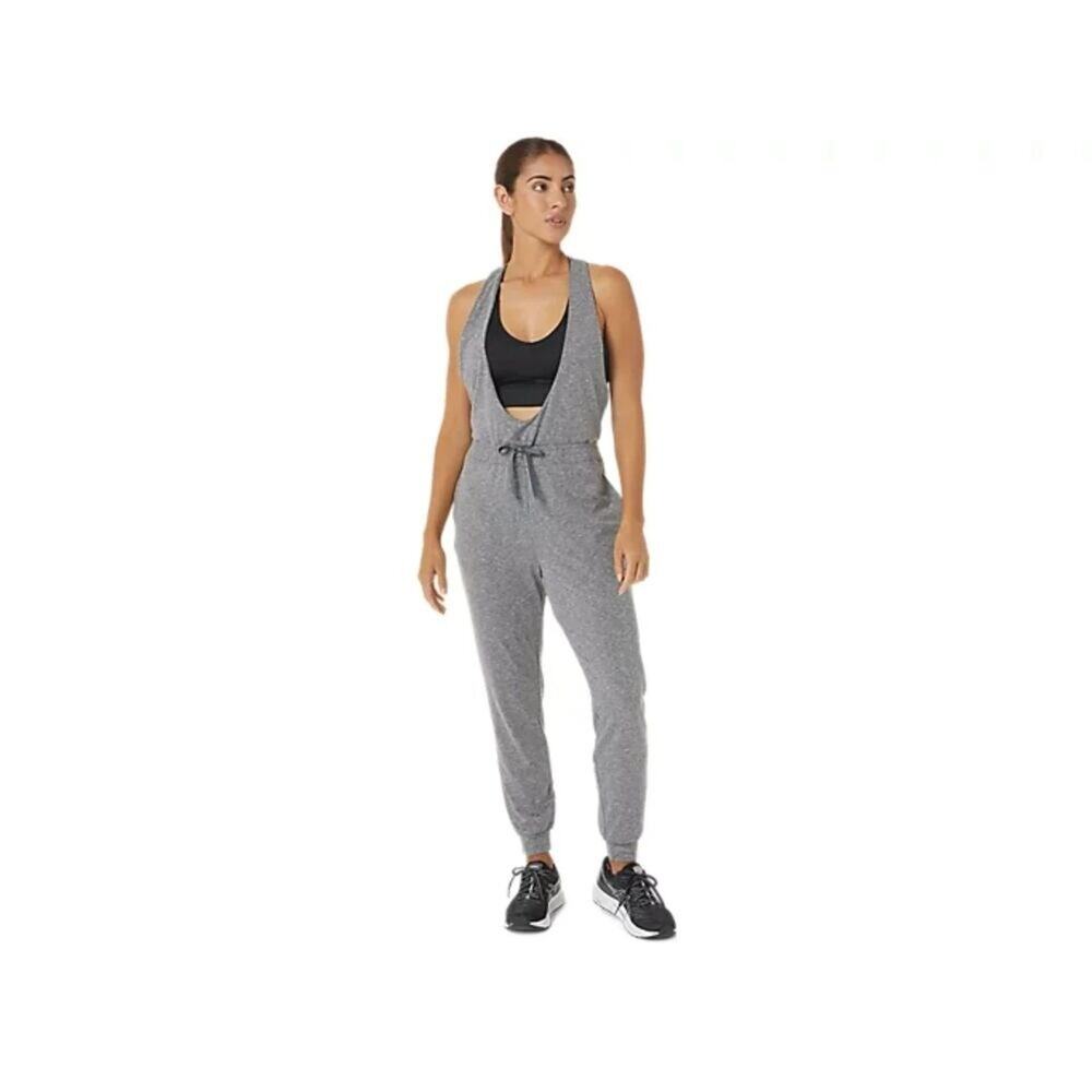 Asics WOMEN'S THE NEW STRONG JUMPSUIT‎ Gray Size S NWT